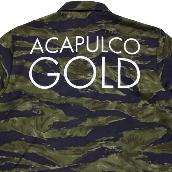 LANDRY COACHES JACKET TIGERSSTRIPE CAMO コーチジャケット | ASYLUM[アサイラム]