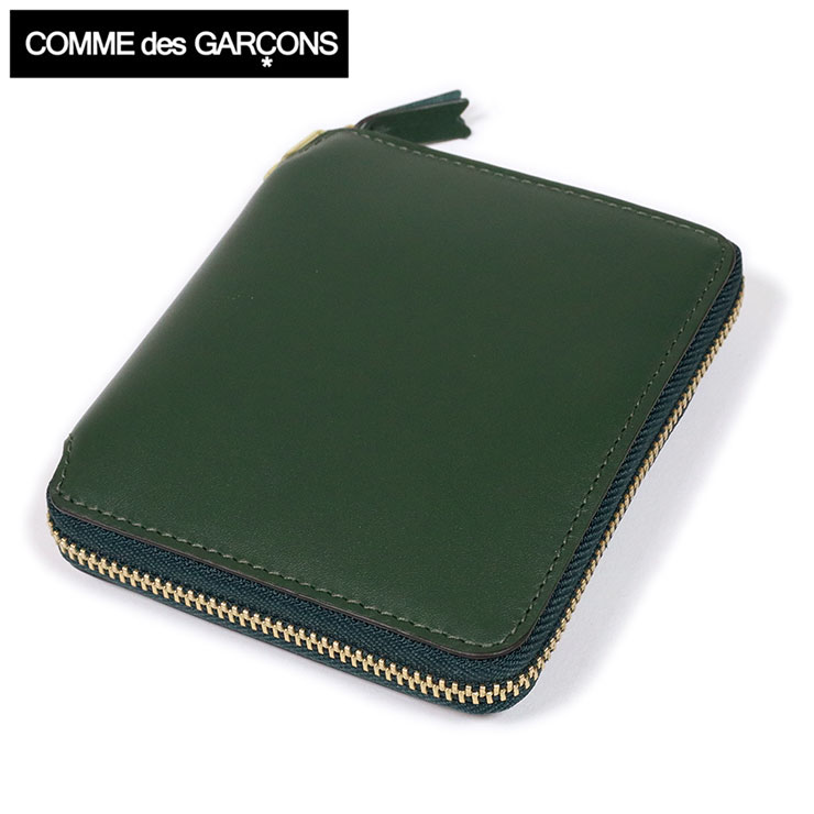 10月限定最安値】COMME des GARCONS二つ折り 財布 GREEN-