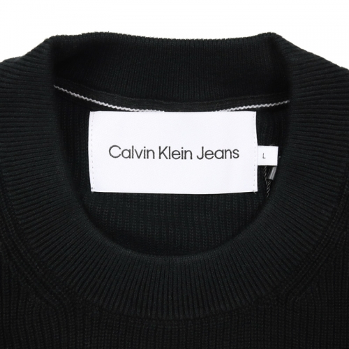 Calvin Klein Jeans フルジップ　ニット　セーター　L
