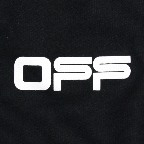 OFF-WHITE wavy logo hoodie xs オフホワイト