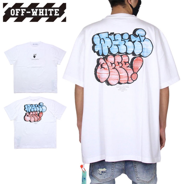 WHITE OFFF GRAFF S/S OVER TEE WHITE HIGH OMAA038R21JER007 Tシャツ 
