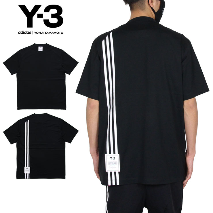 【美品】YOHJI YAMAMOTOxADIDAS  Tシャツ 半袖 黒　Y3